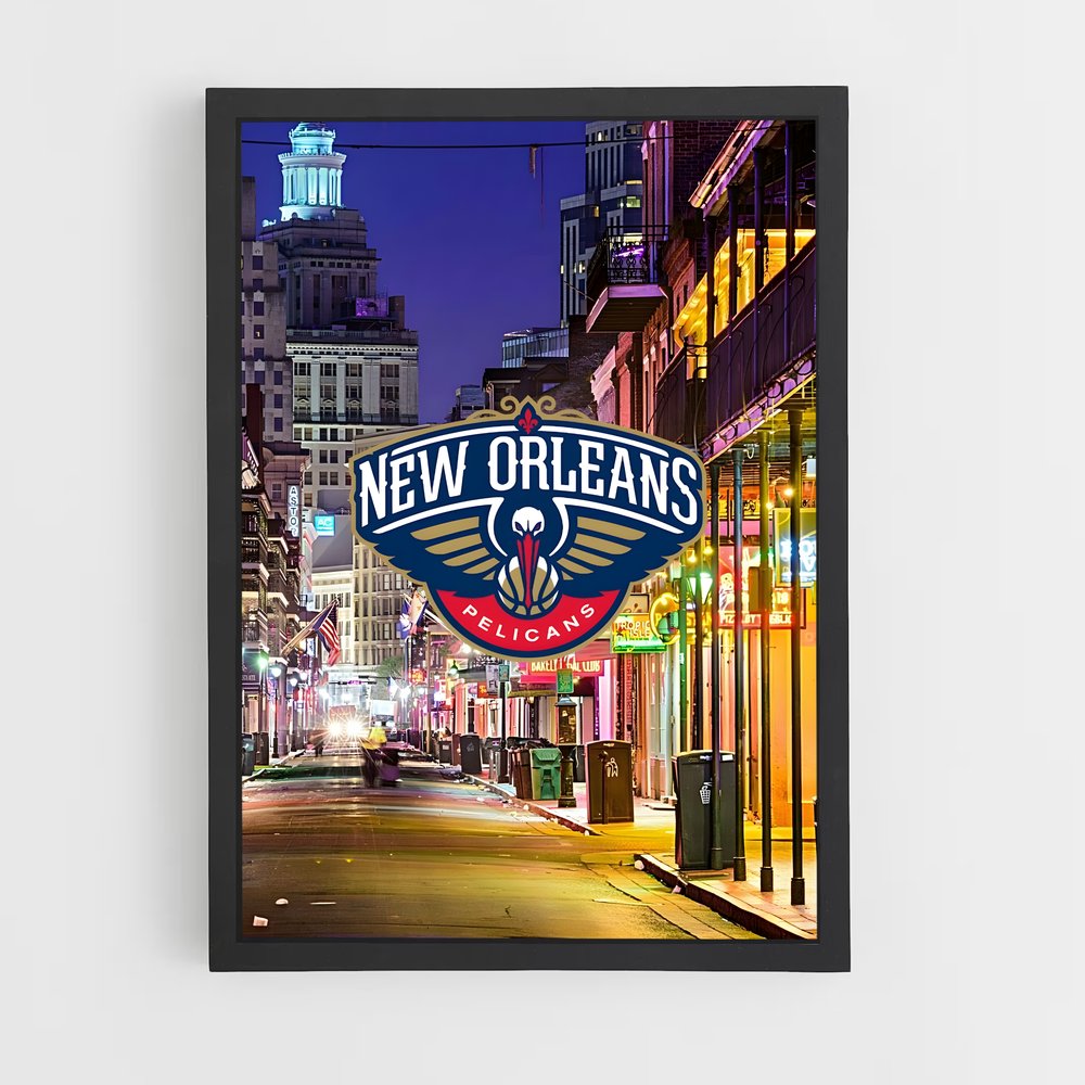 Poster L'Esprit de la Nouvelle-Orléans – affiche Basketball (vue 2)